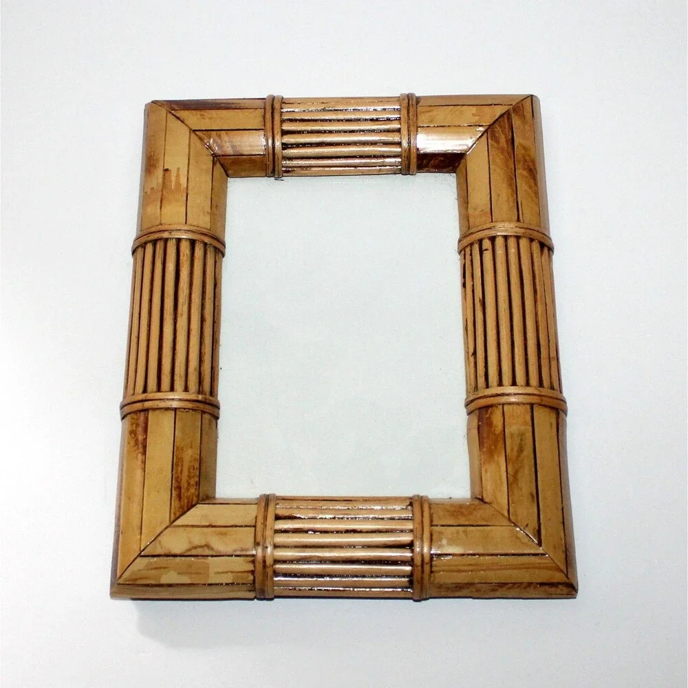 Vintage Bamboo Picture Frame 7